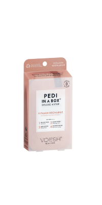 Pedi in a Box Deluxe 4 Step Vitamin Recharge Voesh spa pedicure kit